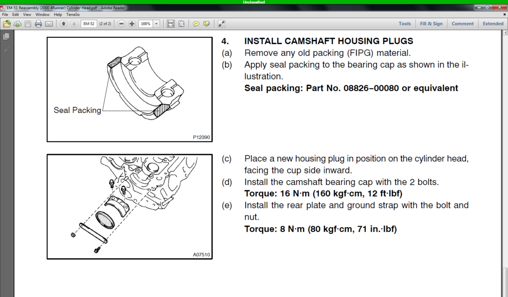 Valve Covers, Cam Seals and half moons ?s Toyota 4Runner Forum